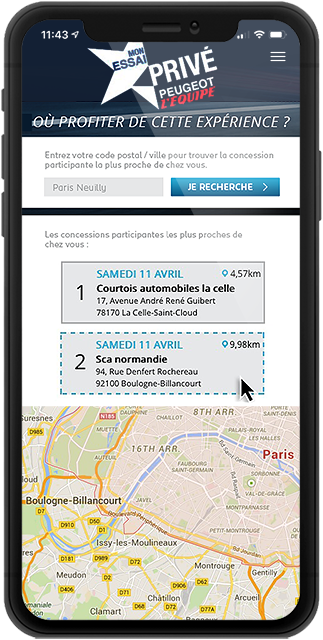 Image mobile de Essais Peugeot - L'Equipe