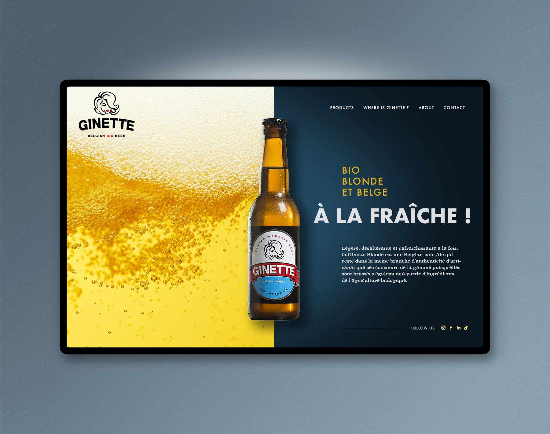 Ginette-homepage