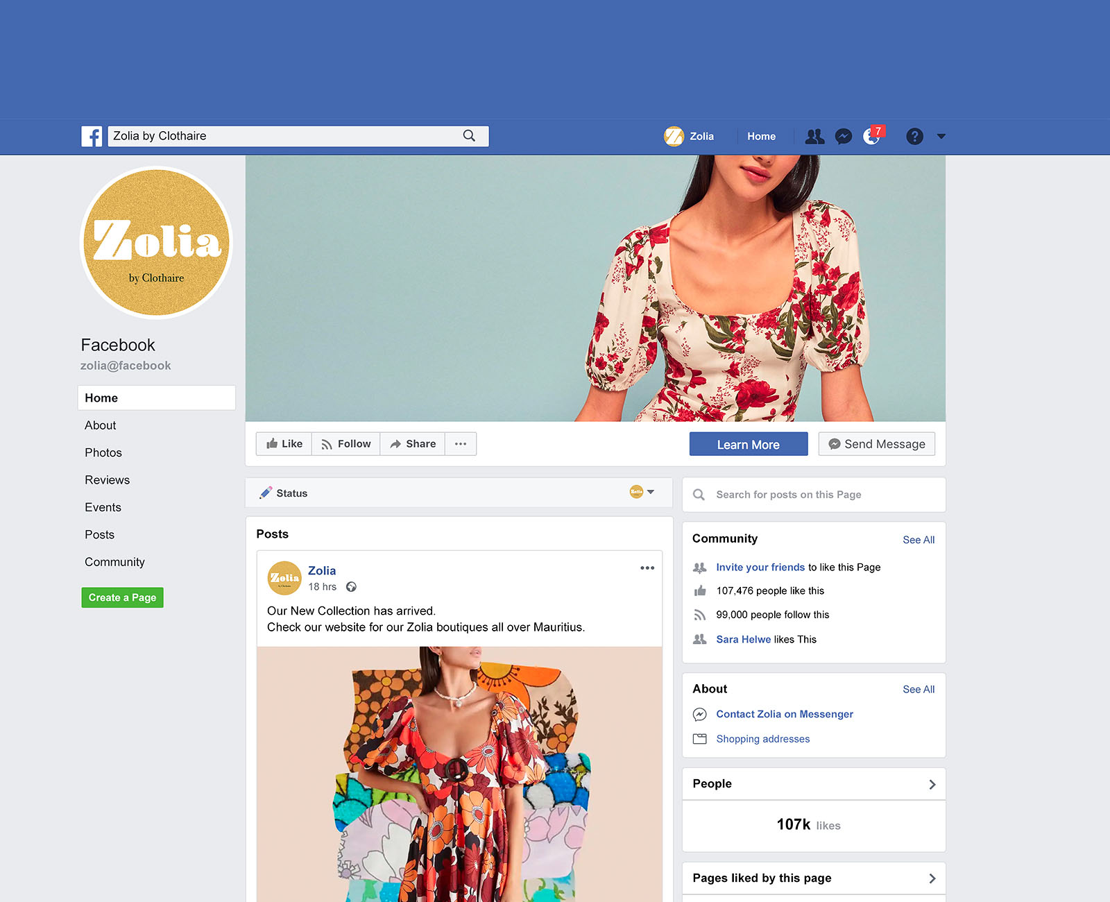 Zolia-FB-Page